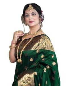 C J Enterprise Women's Pure Kanjivaram Silk Saree