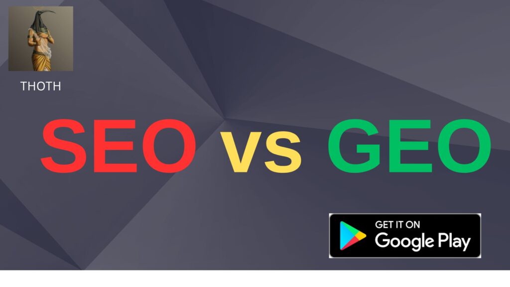 SEO vs GEO